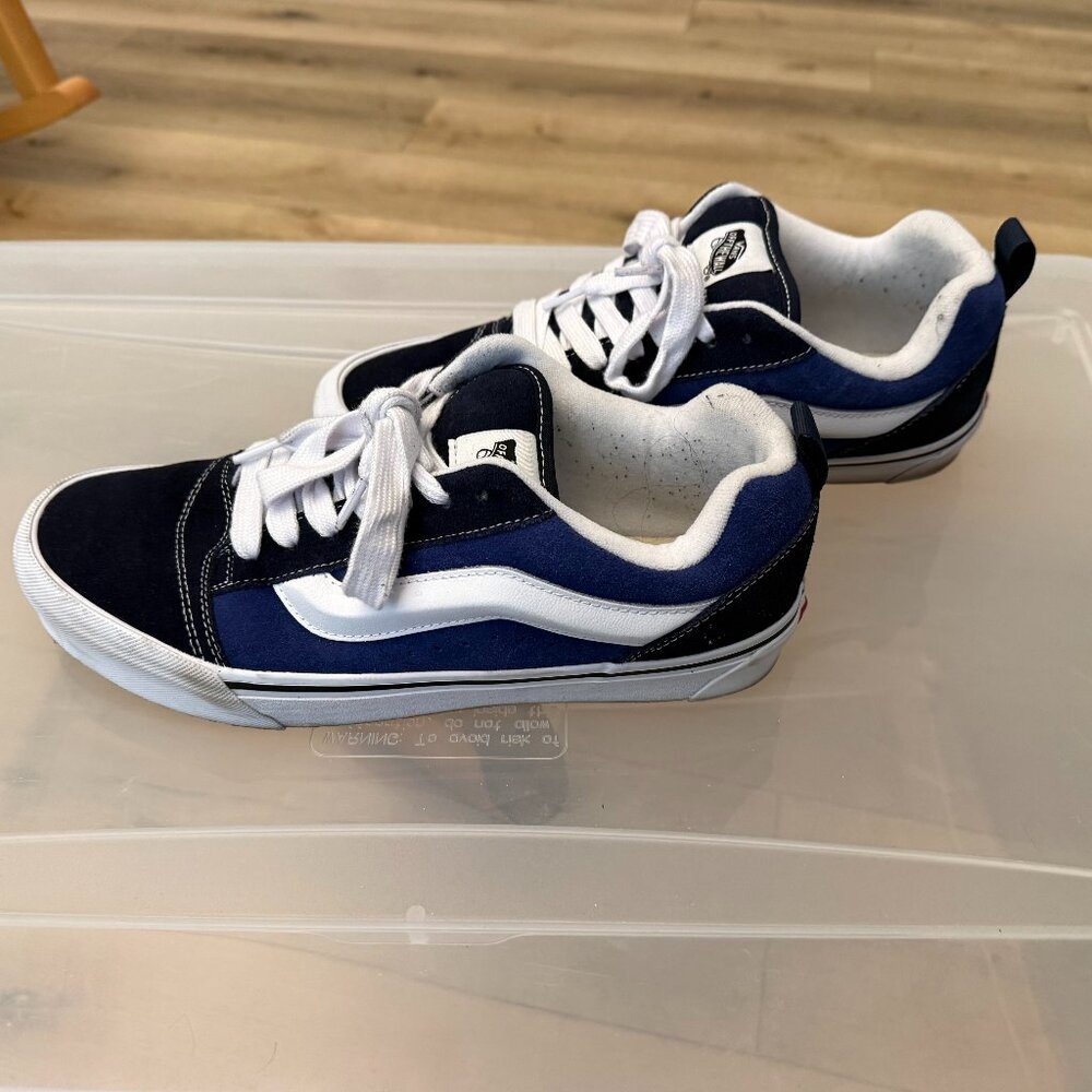 Vans New School Blue/Black/White Size 12